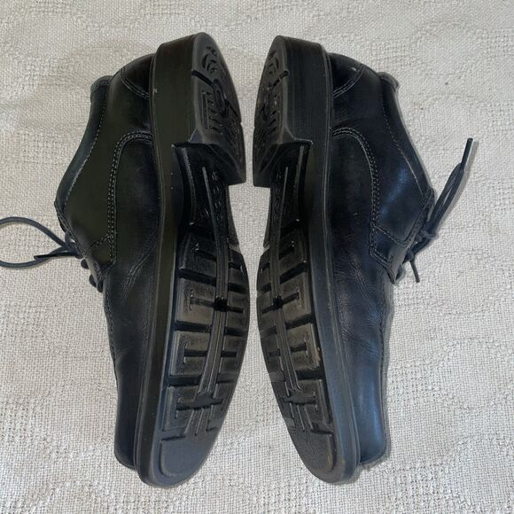 Ecco Men’s Casual Shoes Size 42 U.S. 9 M Black Leather Going Out Party Comfort